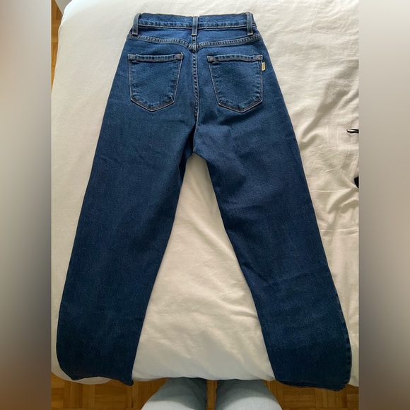 DARK BLUE MOM JEANS - Picture 2 of 4